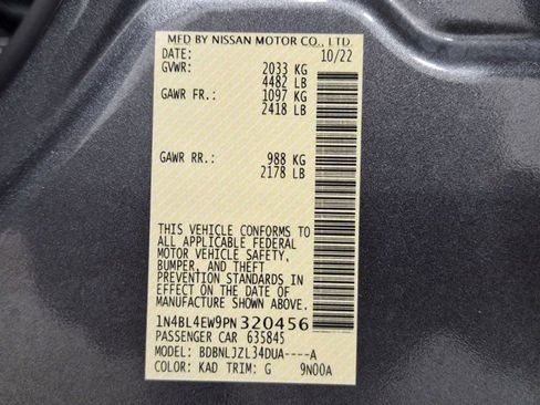 Used 2023 Nissan Altima 2.5 SL AWD/4WD image 24