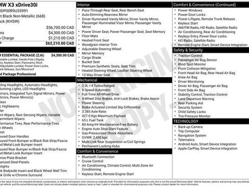 Used 2024 BMW X3 xDrive30i image 43
