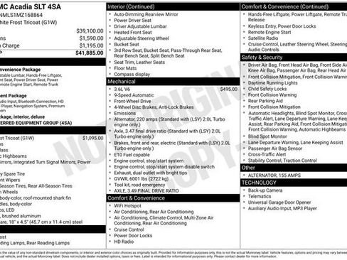 Used 2021 GMC Acadia SLT FWD image 7