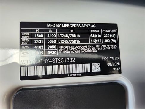 New 2025 Mercedes-Benz Sprinter 2500 image 22