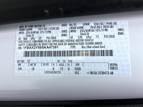 Used 2025 Ford Transit 350 XLT RWD image 24