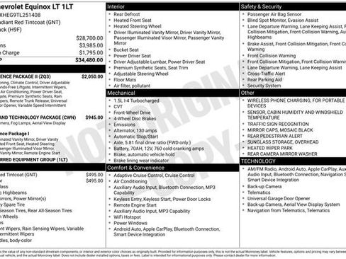 Used 2026 Chevrolet Equinox LT w/ Convenience Package II image 4