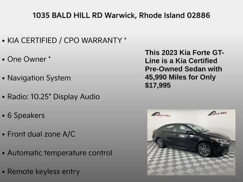 Certified 2023 Kia Forte GT-Line image 7