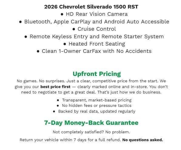 Used 2026 Chevrolet Silverado 1500 RST AWD/4WD image 2