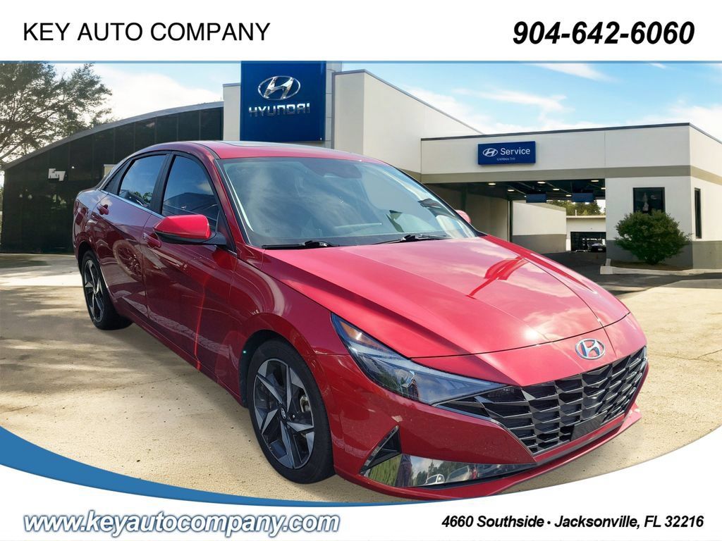 Certified 2021 Hyundai Elantra SEL w/ Convenience + Premium Package FWD image 1