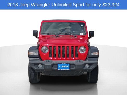 Used 2018 Jeep Wrangler Unlimited Sport AWD/4WD image 2