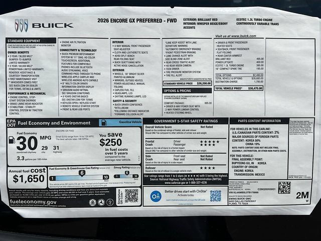 New 2026 Buick Encore GX Preferred w/ Comfort Package FWD image 21