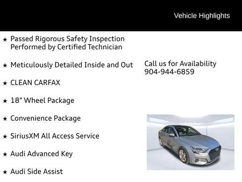 Used 2022 Audi A3 2.0T Premium w/ Convenience Package image 7