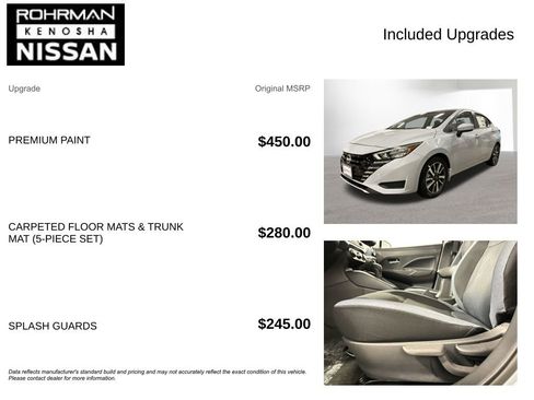 New 2025 Nissan Versa SV w/ Trunk Package image 4