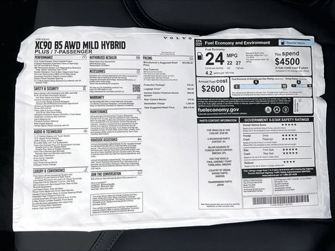 New 2026 Volvo XC90 B5 Plus image 37