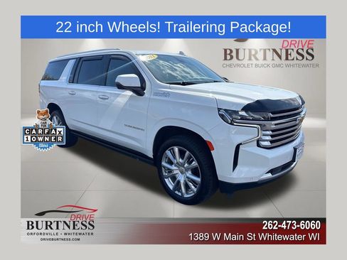 Certified 2021 Chevrolet Suburban High Country w/ Premium Package AWD/4WD image 1