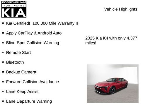 Certified 2025 Kia K4 EX image 7