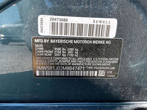 Used 2021 BMW 330i Sedan w/ Convenience Package image 6