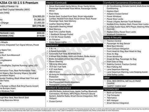 Used 2026 MAZDA CX-50 AWD 2.5 S w/ Accent Package image 4
