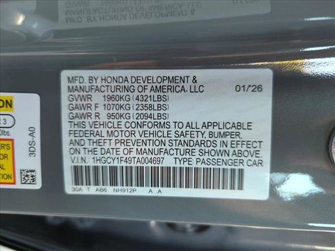 New 2026 Honda Accord SE image 17