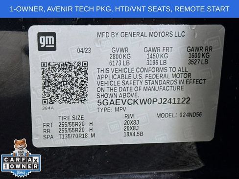 Used 2023 Buick Enclave Avenir w/ Avenir Technology Package AWD/4WD image 34