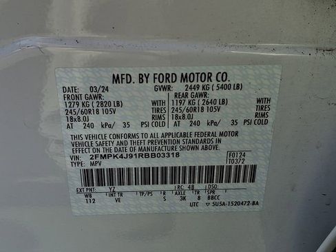 Certified 2024 Ford Edge SEL w/ Convenience Package AWD/4WD image 31