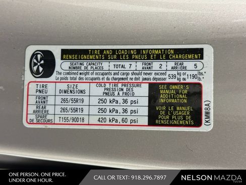 Certified 2025 MAZDA CX-90 3.3 Turbo w/ Preferred Package AWD/4WD image 54
