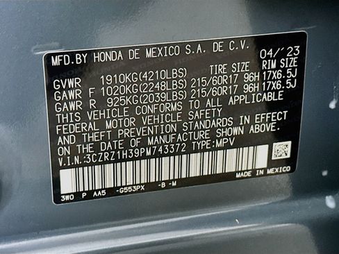 Used 2023 Honda HR-V LX image 12