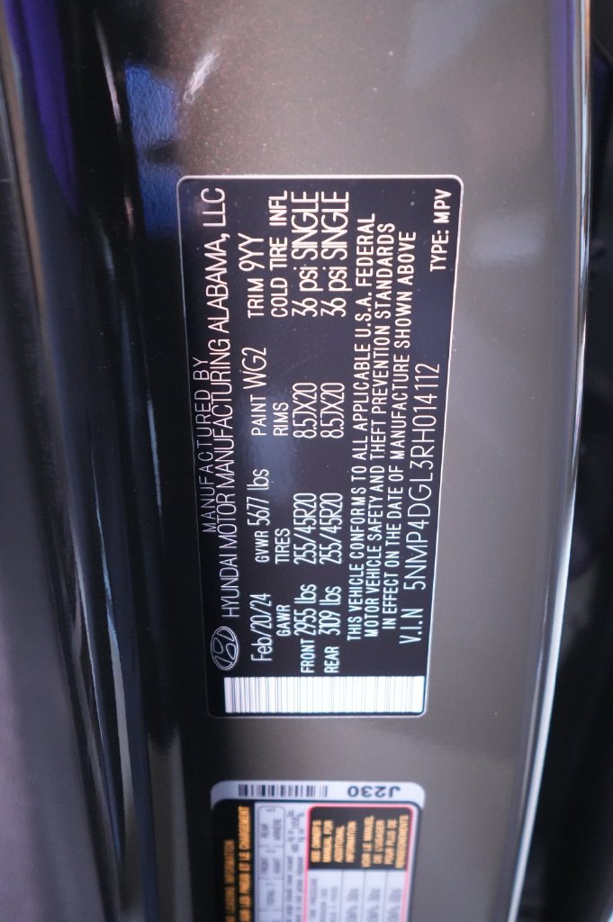 Used 2024 Hyundai Santa Fe Limited AWD/4WD image 50
