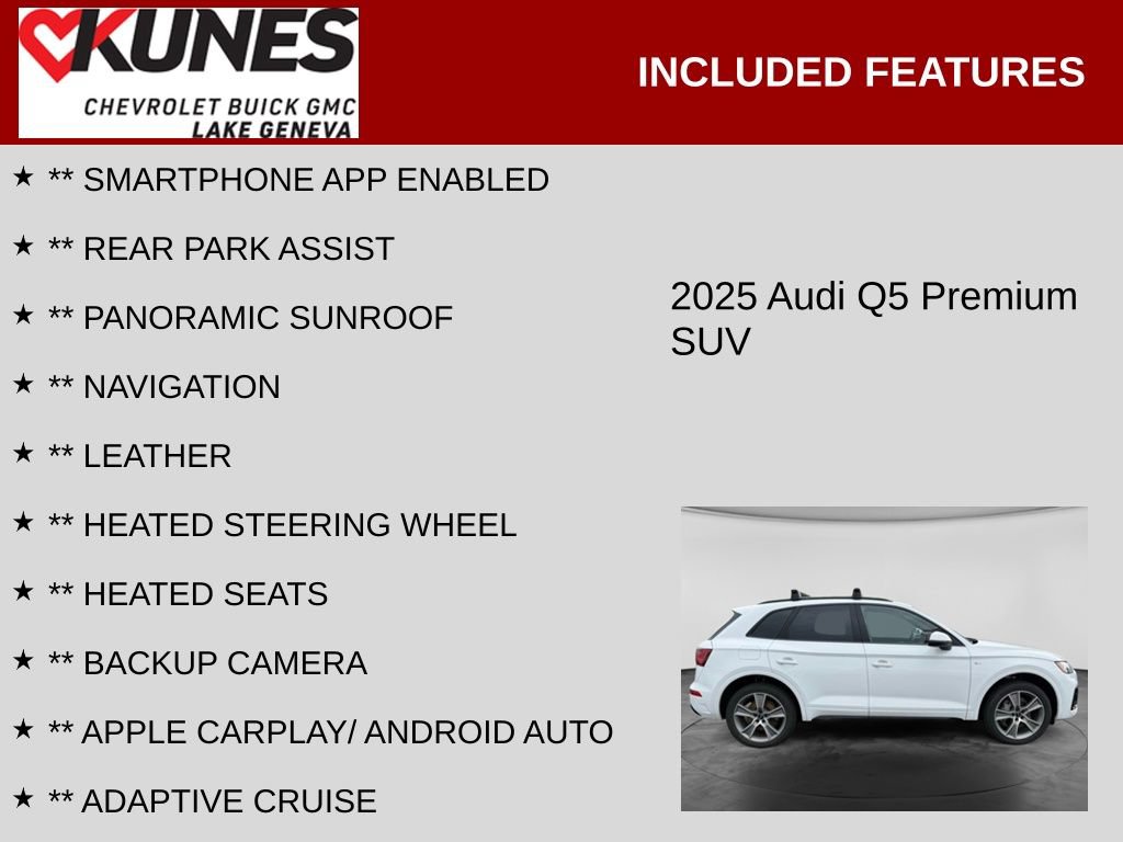 Used 2025 Audi Q5 2.0T Premium AWD/4WD image 2