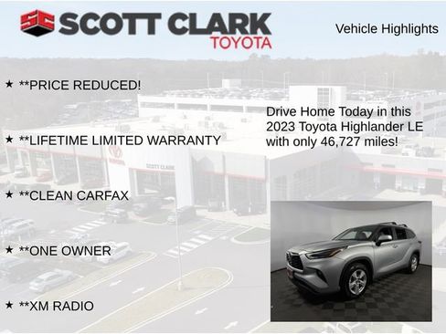 Used 2023 Toyota Highlander LE image 12