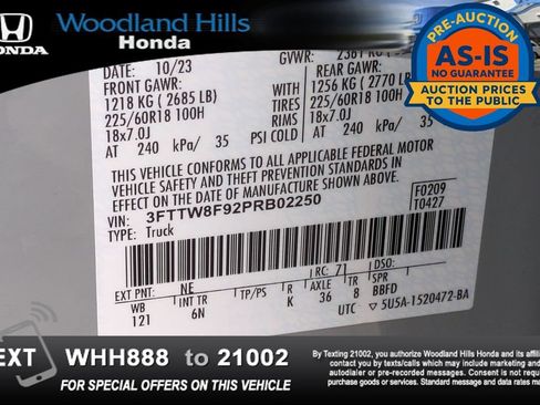 Used 2023 Ford Maverick Lariat w/ Equipment Group 500A Standard AWD/4WD image 26