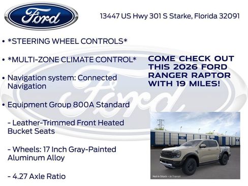 New 2026 Ford Ranger Raptor AWD/4WD image 15