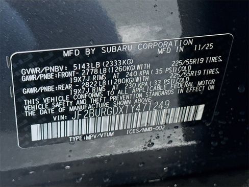 New 2026 Subaru Outback Limited XT image 31