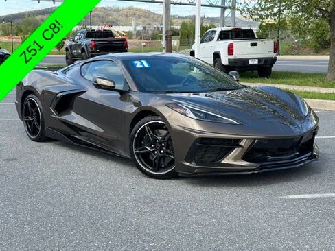 Certified 2021 Chevrolet Corvette Stingray Coupe w/ Z51 Performance Package RWD image 1