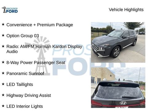 Used 2022 Hyundai Santa Fe SEL w/ Convenience + Premium Package FWD image 5