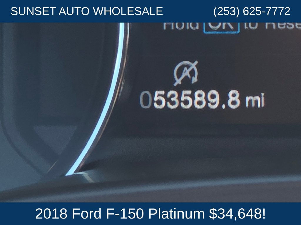 Used 2018 Ford F150 Platinum w/ Max Trailer Tow Package AWD/4WD image 28