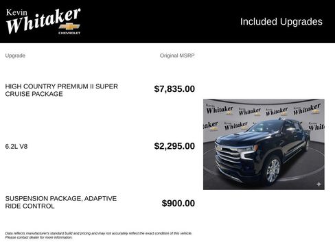 Certified 2025 Chevrolet Silverado 1500 High Country AWD/4WD image 37