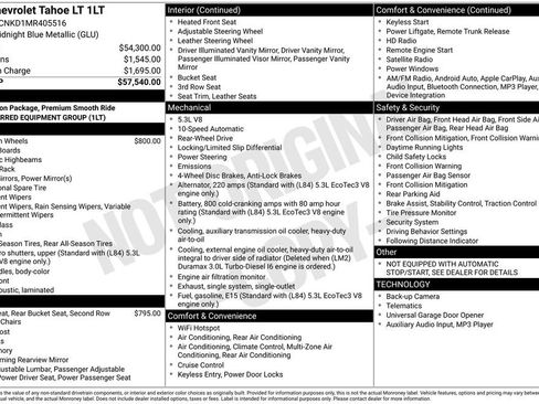 Used 2021 Chevrolet Tahoe LT image 6