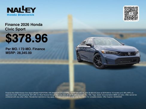 New 2026 Honda Civic Sport image 7