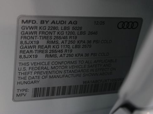 New 2026 Audi Q3 quattro 2.0T AWD/4WD image 30