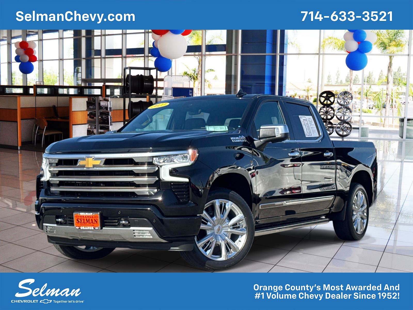 Used 2022 Chevrolet Silverado 1500 High Country w/ Technology Package AWD/4WD image 1