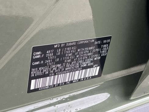 Certified 2026 Subaru Crosstrek 2.0i Premium image 35