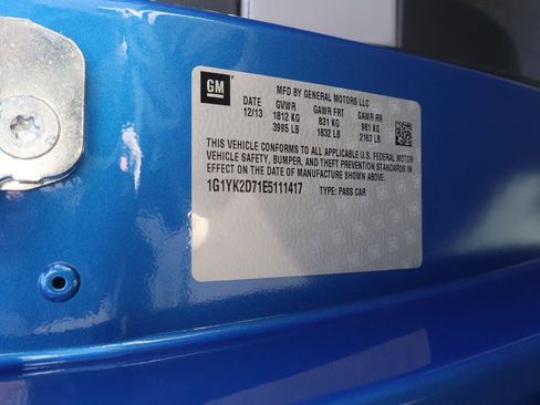 Used 2014 Chevrolet Corvette Stingray Coupe w/ 2LT Preferred Equipment Group image 49