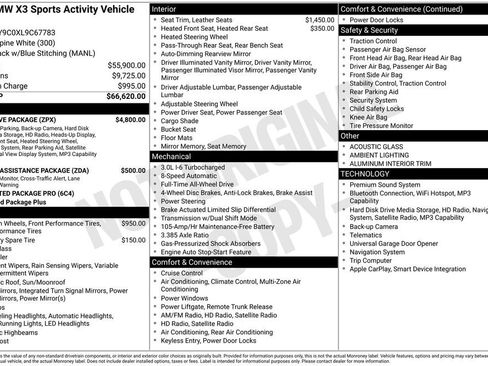 Used 2020 BMW X3 M40i w/ Executive Package image 25