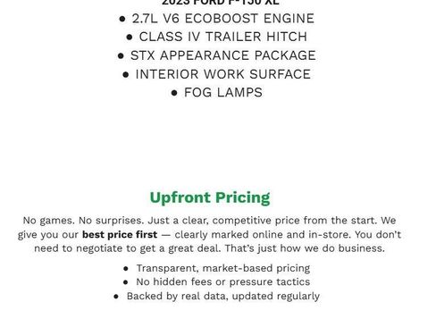 Certified 2023 Ford F150 XL w/ STX Appearance Package AWD/4WD image 2