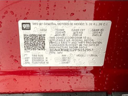 Used 2023 Chevrolet Equinox RS w/ RS Leather Package image 27