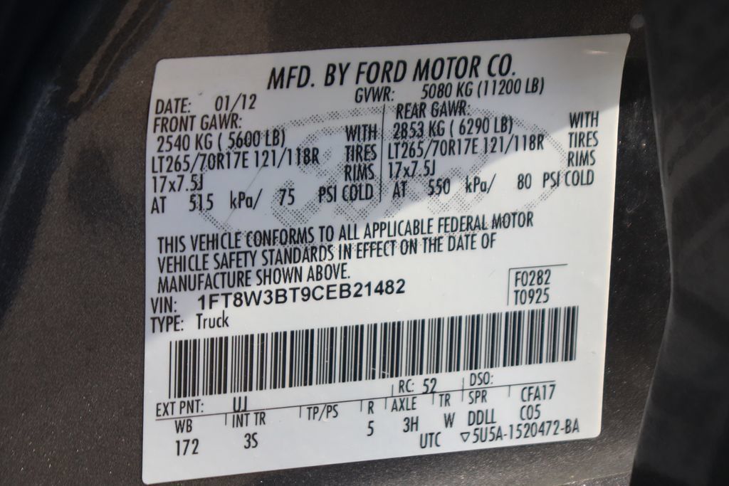 Used 2012 Ford F350 XLT w/ XLT Interior Pkg AWD/4WD image 50