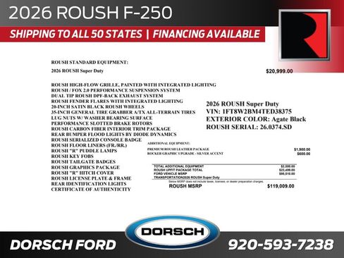 New 2026 Ford F250 Lariat w/ Black Appearance Package image 2