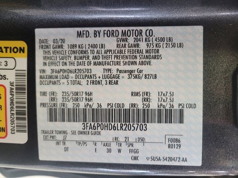 Used 2020 Ford Fusion SE image 33