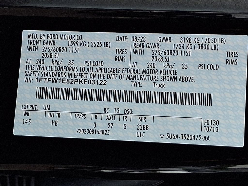 Certified 2023 Ford F150 Lariat w/ Equipment Group 502A High AWD/4WD image 29