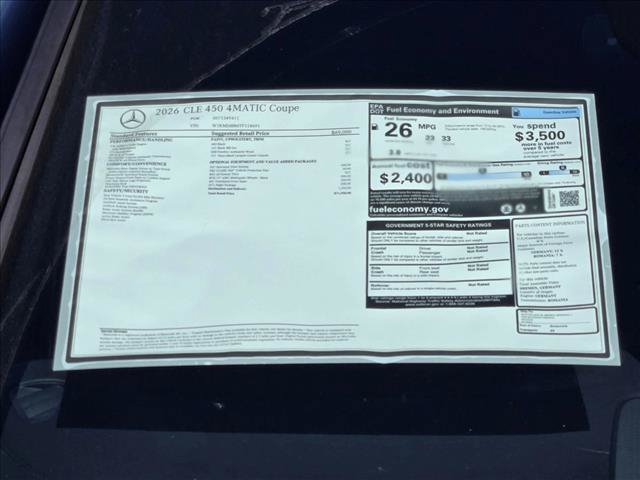 New 2026 Mercedes-Benz CLE 450 4MATIC Coupe image 18