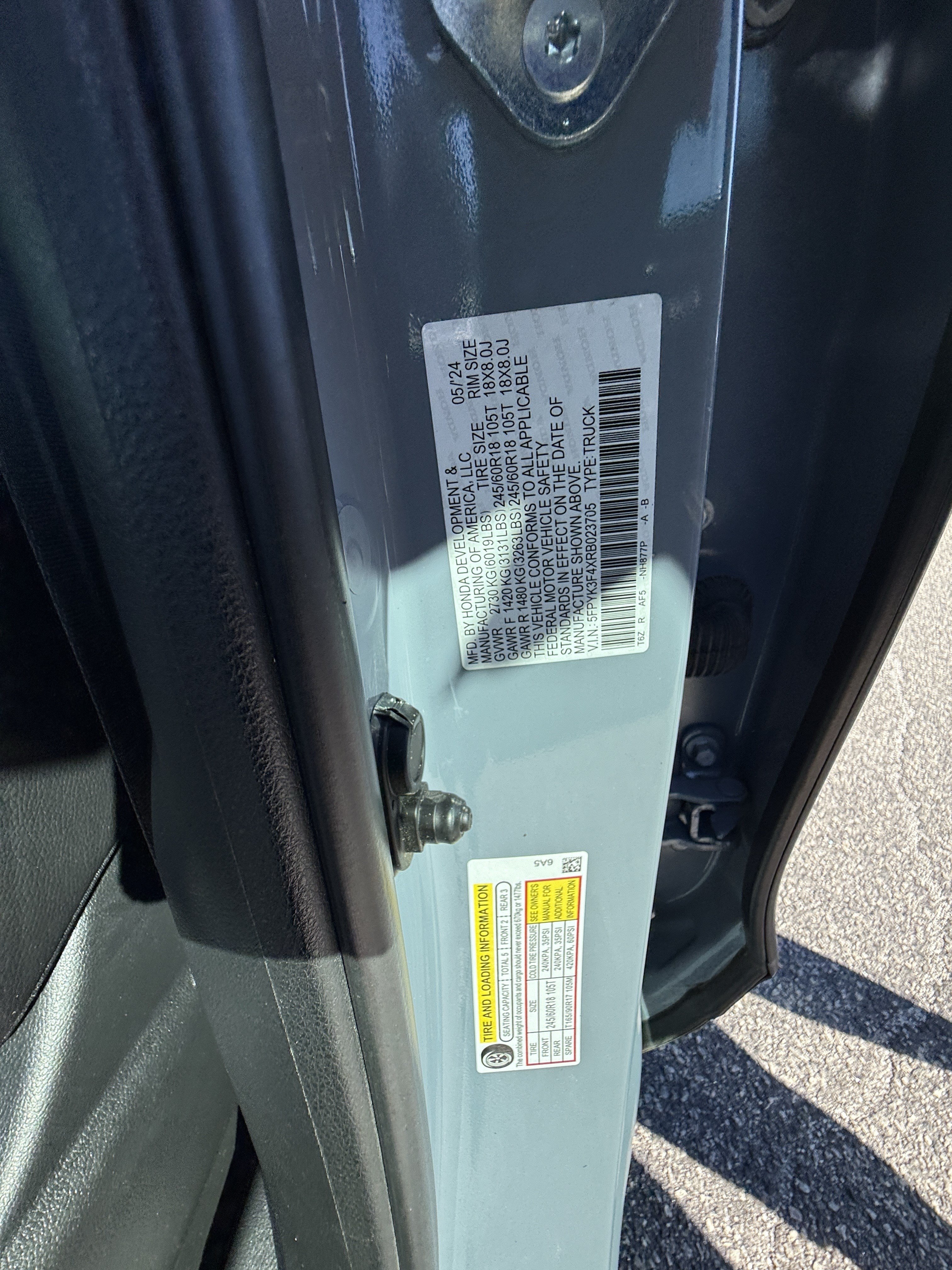 Certified 2024 Honda Ridgeline RTL+ image 37