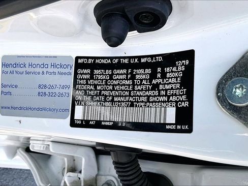 Used 2020 Honda Civic EX-L image 35