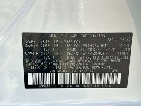 New 2026 Subaru Crosstrek 2.5i image 38